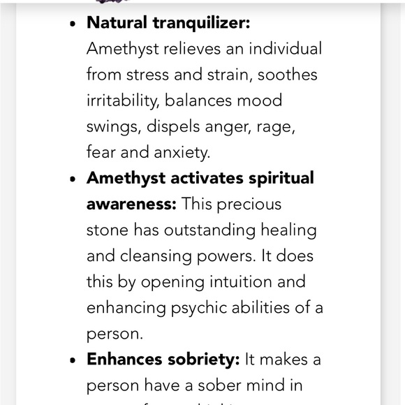 Beautiful amethyst dangle earrings - Picture 6 of 8